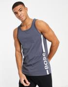 Boss Beachwear Tank In Black