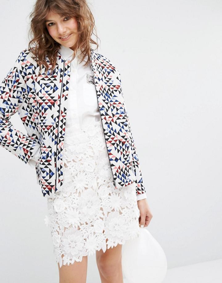 Paul & Joe Sister Quilt Bomber Jacket - Multi