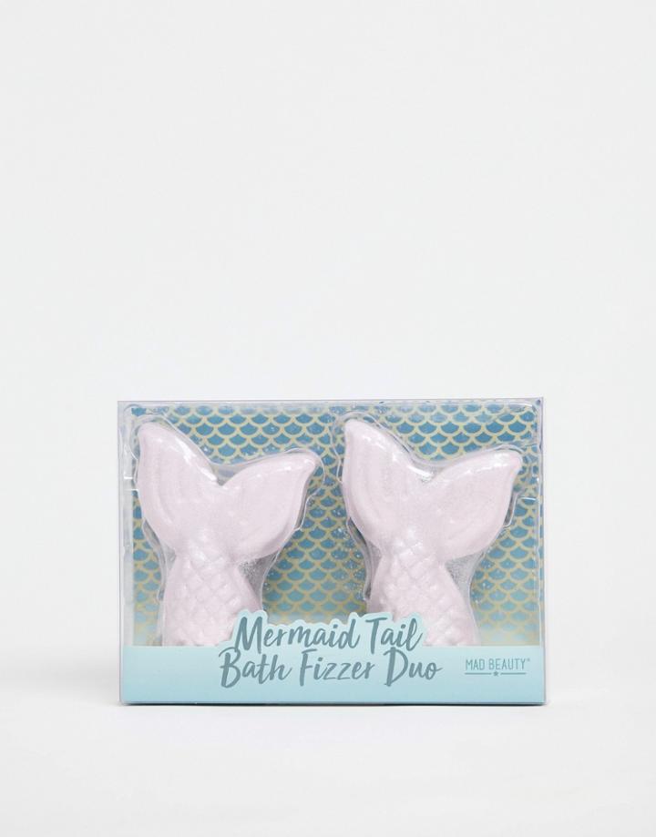 Mermaid Tail Fizzer Bath Bomb Duo - Clear
