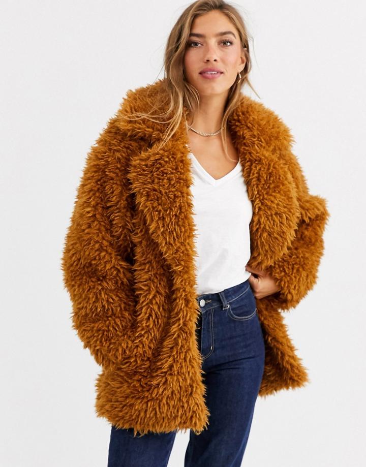 Urbancode Coat In Superborg-brown