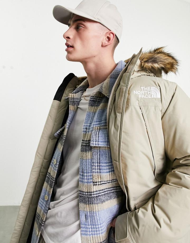 The North Face Mcmurdo Parka Jacket In Beige-brown