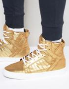 Supra Skytop Sneakers - Gold