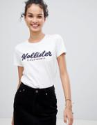 Hollister Embroidered Logo T-shirt - White