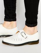Dr Martens Rousden Monk Strap Creeper Shoes - White