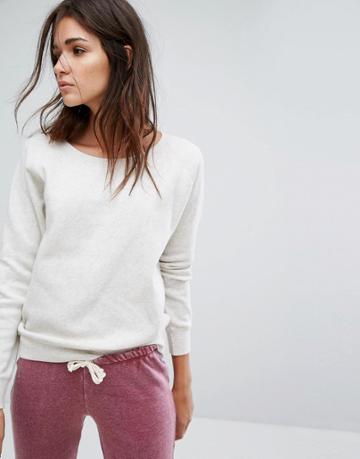 Ocean Drive Crew Neck Sweatshirt - Cream