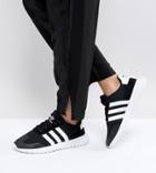 Adidas Originals Flb Runner Sneakers In Black - Black