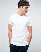 Bellfield Muscle Fit T-shirt In Waffle - White