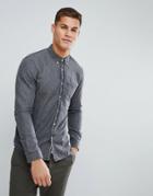 Tom Tailor Denim Shirt In Washed Gray - Gray