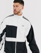Adidas Originals Track Jacket With Color Blocking In White
