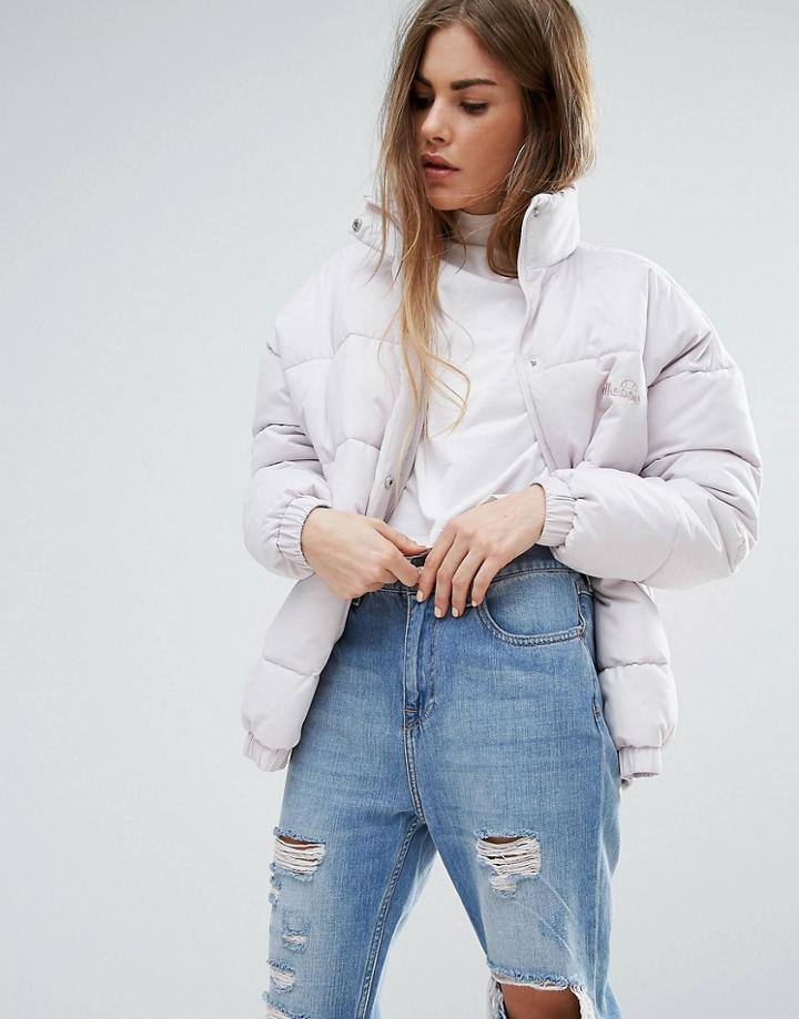 Ellesse Oversized Padded Jacket - Purple