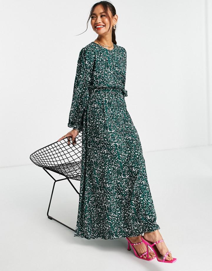Trendyol Maxi Dress In Green Floral