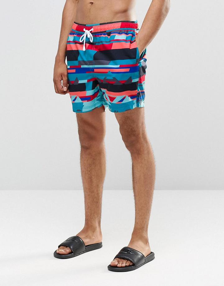 Ringspun Mid Shorts Co-ord - Blue
