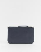Urbancode Leather Coin Purse With Card Holder - Brown