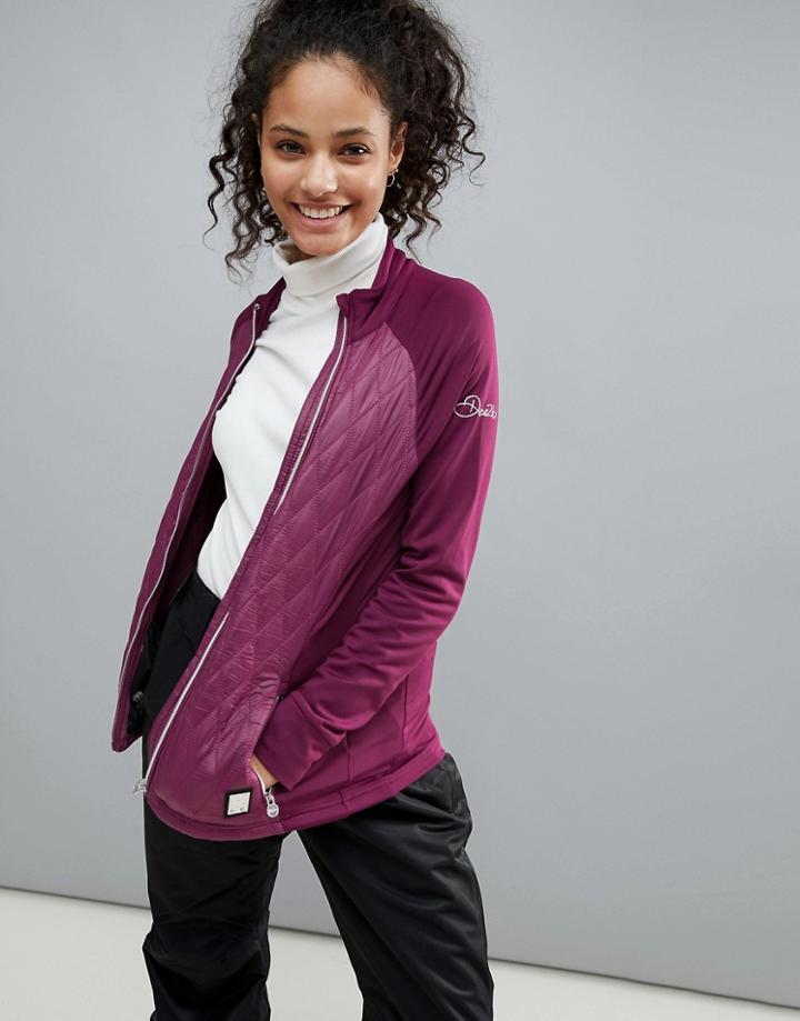 Dare2b Irised Stretch Ski Sweater - Purple