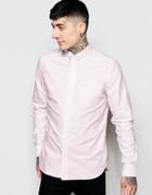 Fred Perry Oxford Shirt In Slim Fit - Soft Pink