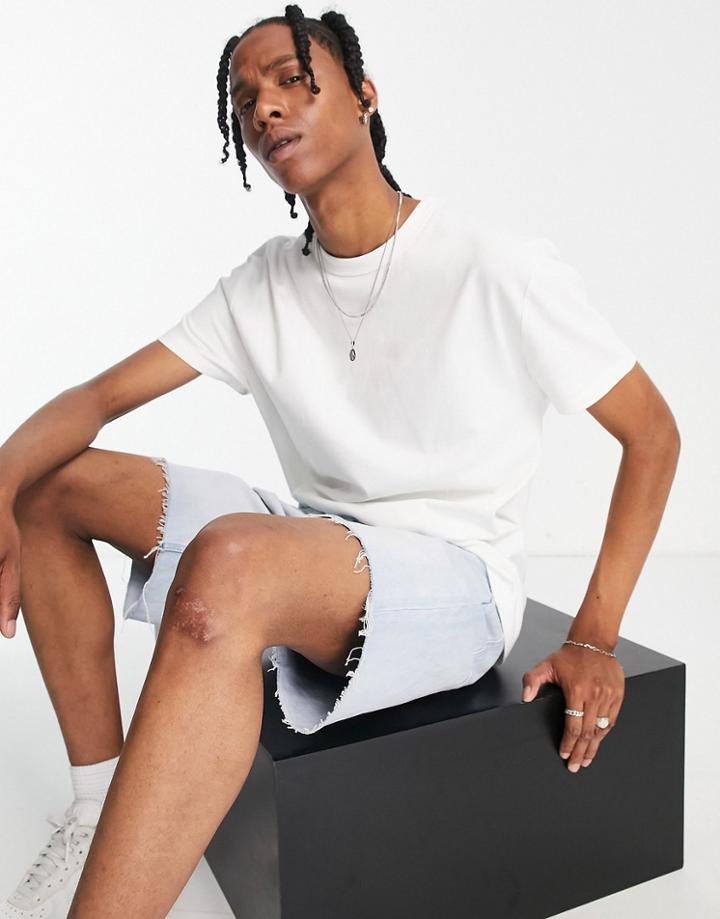 Asos Design Relaxed Heavyweight T-shirt In White