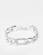 Bolongaro Trevor Zinc Chunky Bracelet In Silver