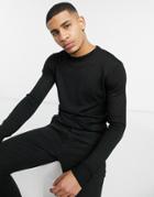 French Connection Crew Neck Sweater In Black