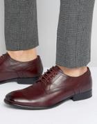 Base London Ford Leather Derby Shoes - Red