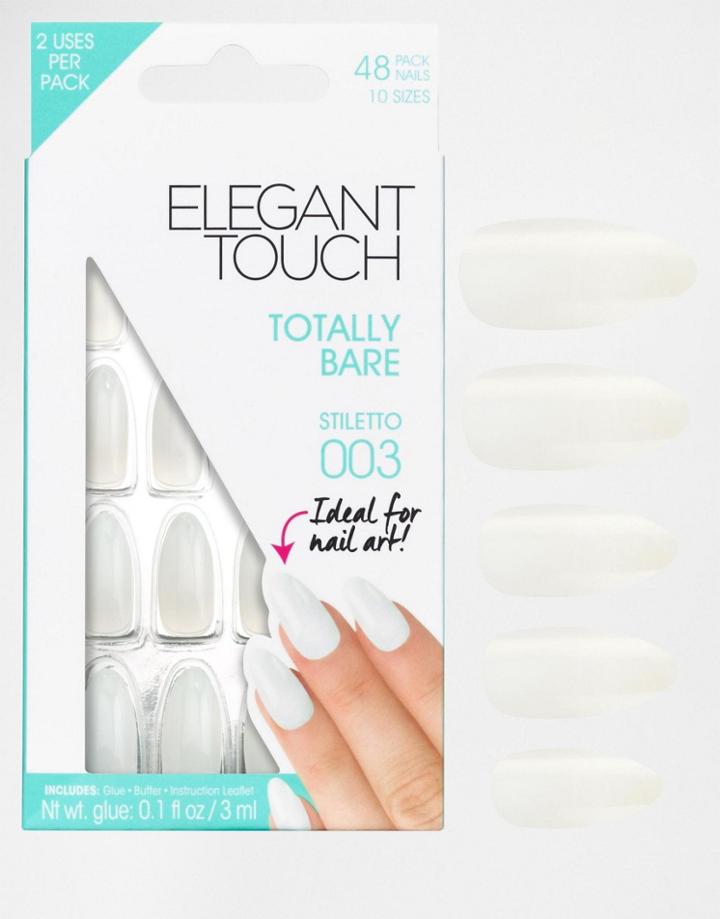 Elegant Touch Totally Bare Stiletto Nail - Clear