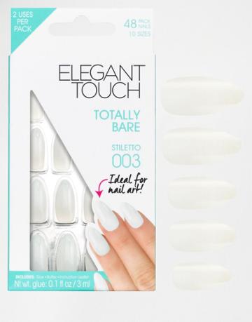 Elegant Touch Totally Bare Stiletto Nail - Clear