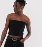 Reclaimed Vintage Bandeau In Black - Black