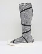 Adidas Originals Primeknit Hi Superstar 80s Sneakers - White