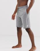 Paul Smith Jersey Lounge Short In Gray Marl