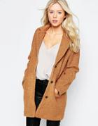 B.young Double Breasted Coat - Brown