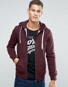 Esprit Zip Up Hoodie - Red