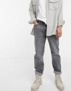 Topman Relaxed Fit Jeans In Gray-grey