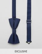 Heart & Dagger Bow Tie - Navy