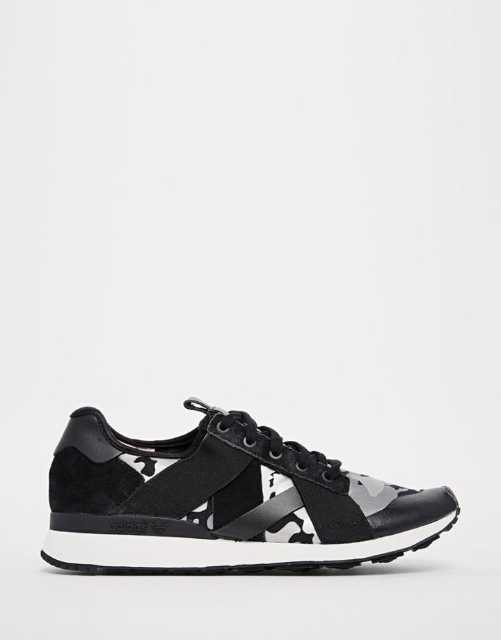 Adidas Originals Ar-10 Black Print Sneakers - Black