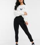 Miss Selfridge Petite Slit Hem Pants In Black