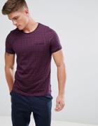 Ted Baker T-shirt In Print - Red