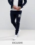 Majestic Yankees Skinny Joggers Exclusive To Asos - Navy