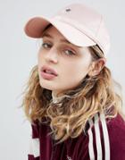 Adidas Originals Satin Cap In Pink - Pink