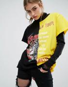 Jaded London X Granted Tour T-shirt - Yellow