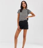 Asos Design Chino Shorts In Black - Black