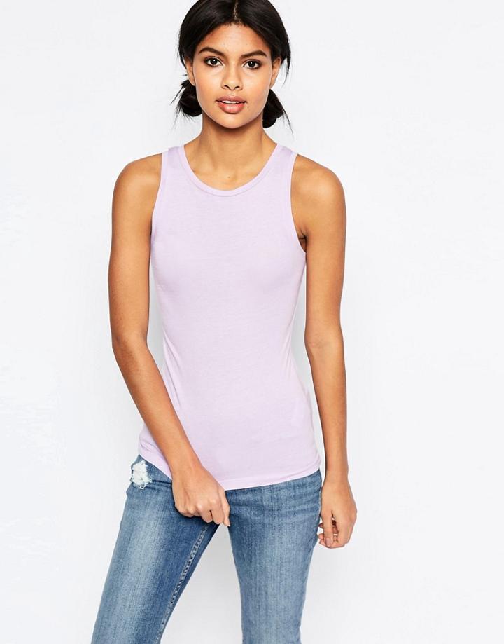 Asos The Festival Tank - Lilac