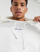 River Island Prolific Slim Hoodie In White