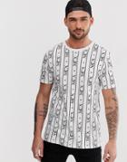 River Island T-shirt With Numeral Print In White - White