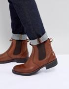 Eastland Leather Chelsea Boots In Tan - Brown