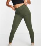 Napapijri Logo Leggings In Green