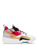 Nike Air Jordan Zoom '92 Sneakers In White/black/siren Red