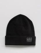 The North Face Dock Worker Beanie In Black - Black