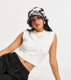 Collusion Cable Knitted Tank In White