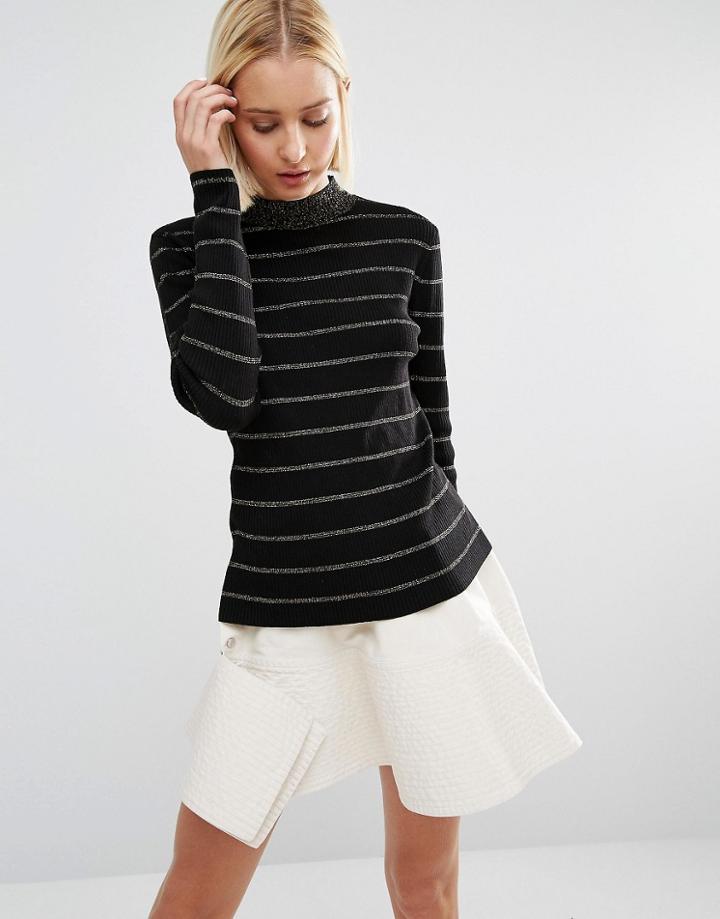 Weekday Knitted Sweater Co-ord - Gold