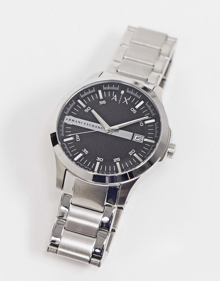 Armani Exchange Ax2103 Hampton Bracelet Watch In Silver