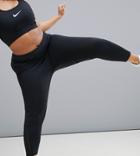 Nola Mesh Panel Gym Legging - Black